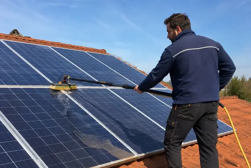 Nettoyage et entretien de panneaux solaires à Mons